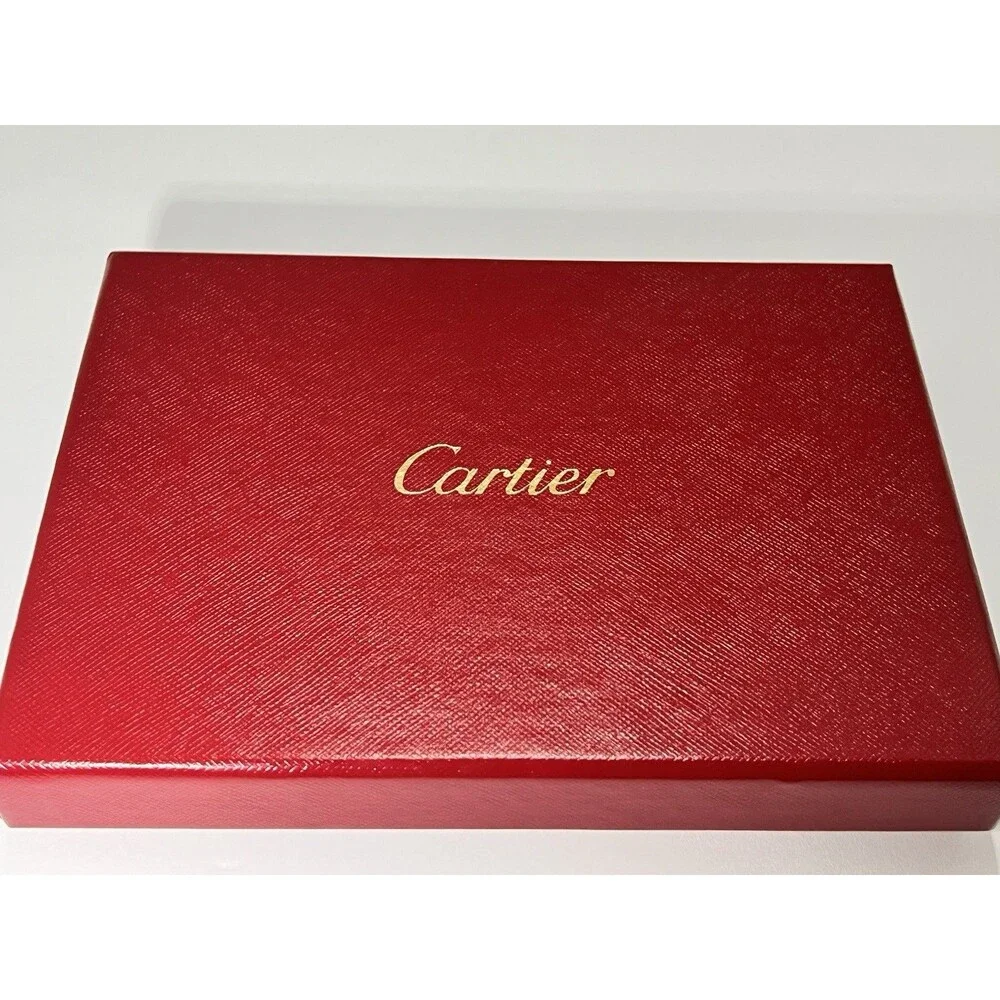Vintage Cartier Panther Stationery Set10 (Rare) Gold Embossed Cards & Envelopes.
